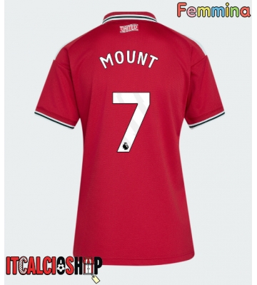 Manchester United Mason Mount #7 Prima Maglia Femmina 2026-27 Manica Corta